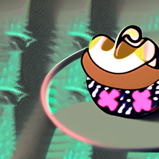 AI generated: Create an image featuring mini chocolate donuts, each adorned with small, whimsically drawn legs and...