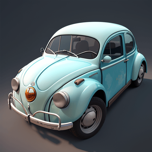 AI generated: logo icon, 3d, fusca, adventure, graphic design, realistc, High detail RAW color art, paisagem, 8