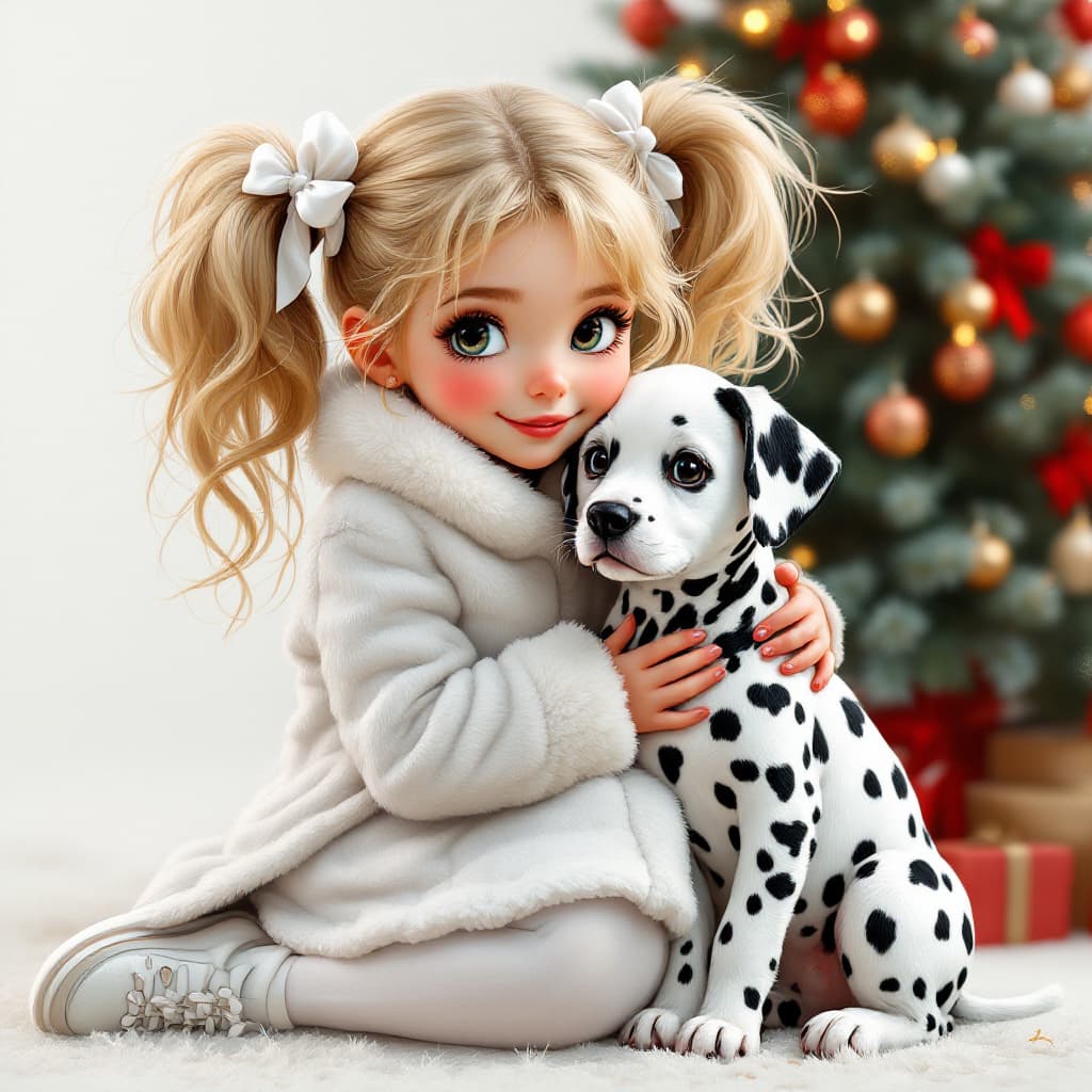 AI generated: Create a hyperrealistic cartoon made with oil and acrylic with glossy shine, depicting a European bl...