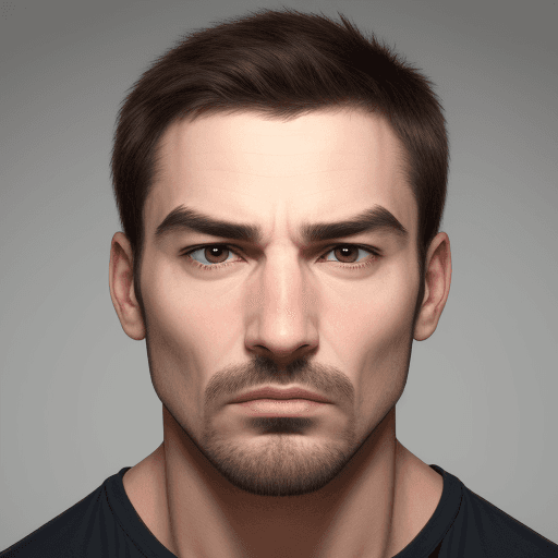 AI generated: Man face