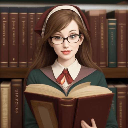 AI generated: librarian

