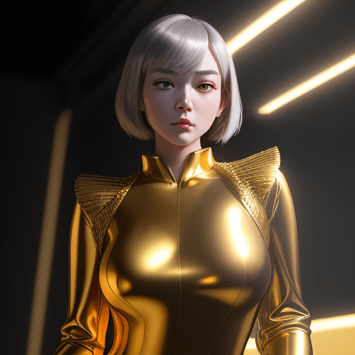AI generated: eloquent fashion renders by julian, in the style of ilya kuvshinov, golden light, exotic realism, da...