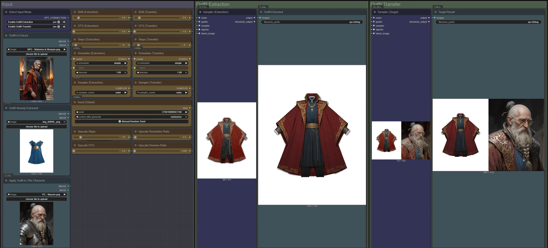 Qwen Clothing Tranfer - ComfyUI Workflow