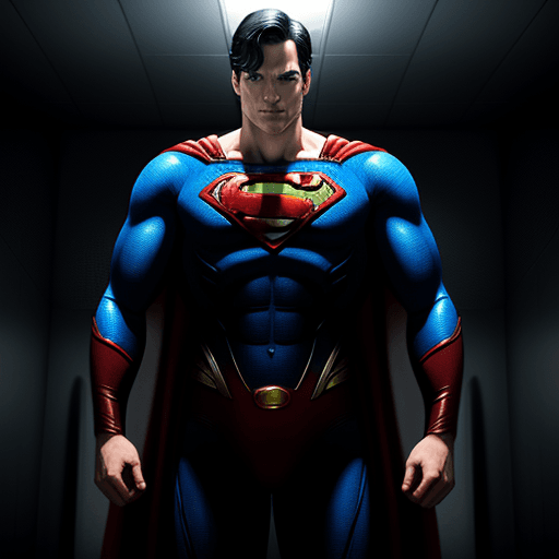 AI generated: Superman loos 4k, ultra hd