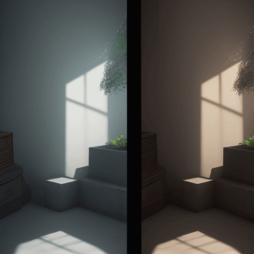 AI generated: To enhance the dynamic quality of light and shadow, consider variables like "Ambient light sensitivi...