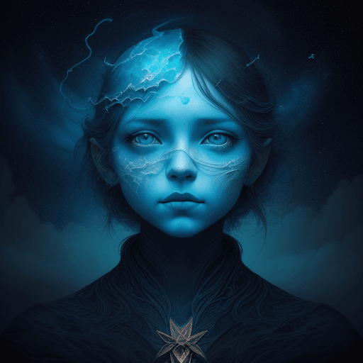 AI generated: photo illustration from a world in the clouds, in the style of tanya shatseva, the stars art group (...