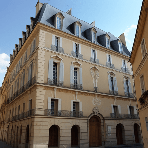 AI generated: A building in franch