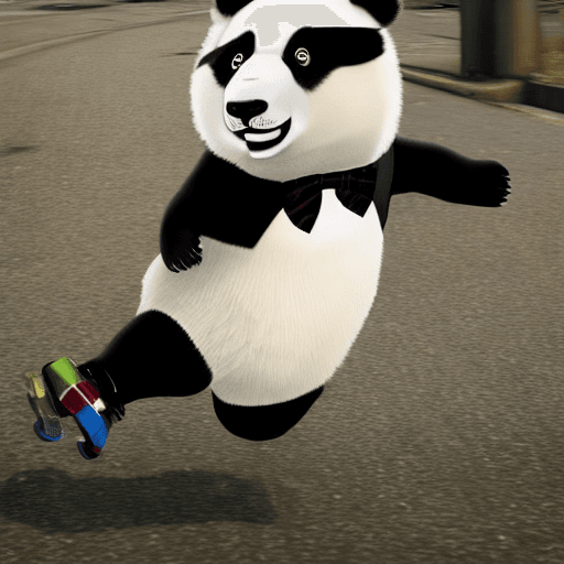 AI generated: Photo of a ultra realistic panda, dramatic light, pale sunrise, cinematic lighting, battered, trendi...