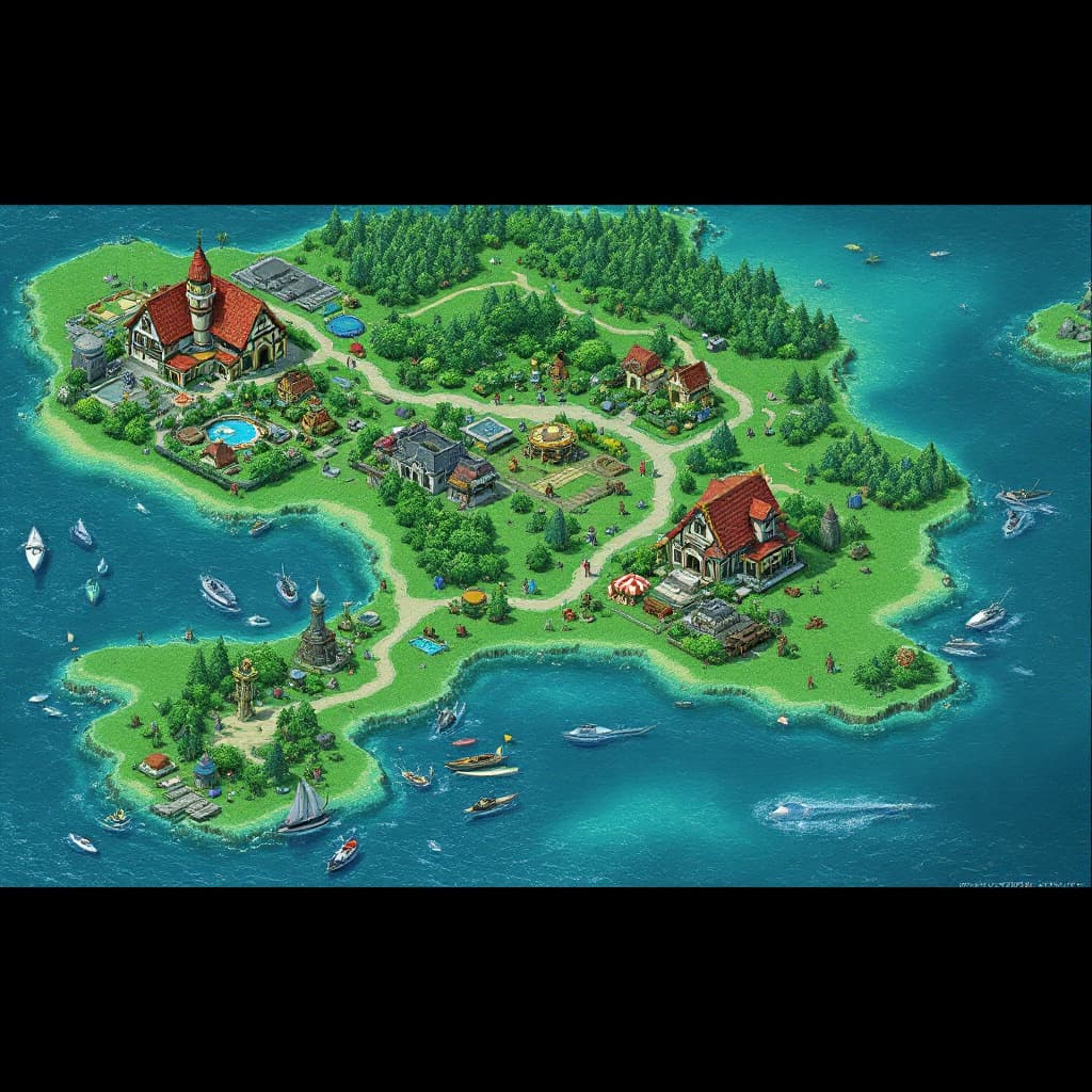 AI generated: green sea world --ar 3:2 --v 6.0
