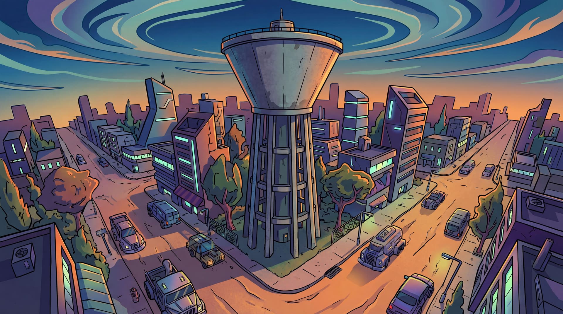 AI generated: In the exact style of the uploaded reference, featuring the same color scheme and clean bold lines, ...