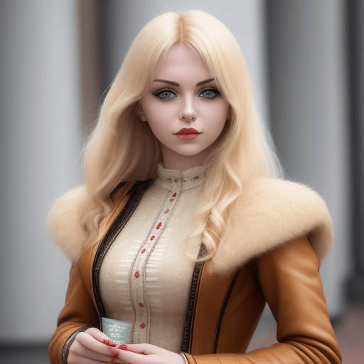 AI generated: A belarusian lady called Anastasia Perahudava, blondie