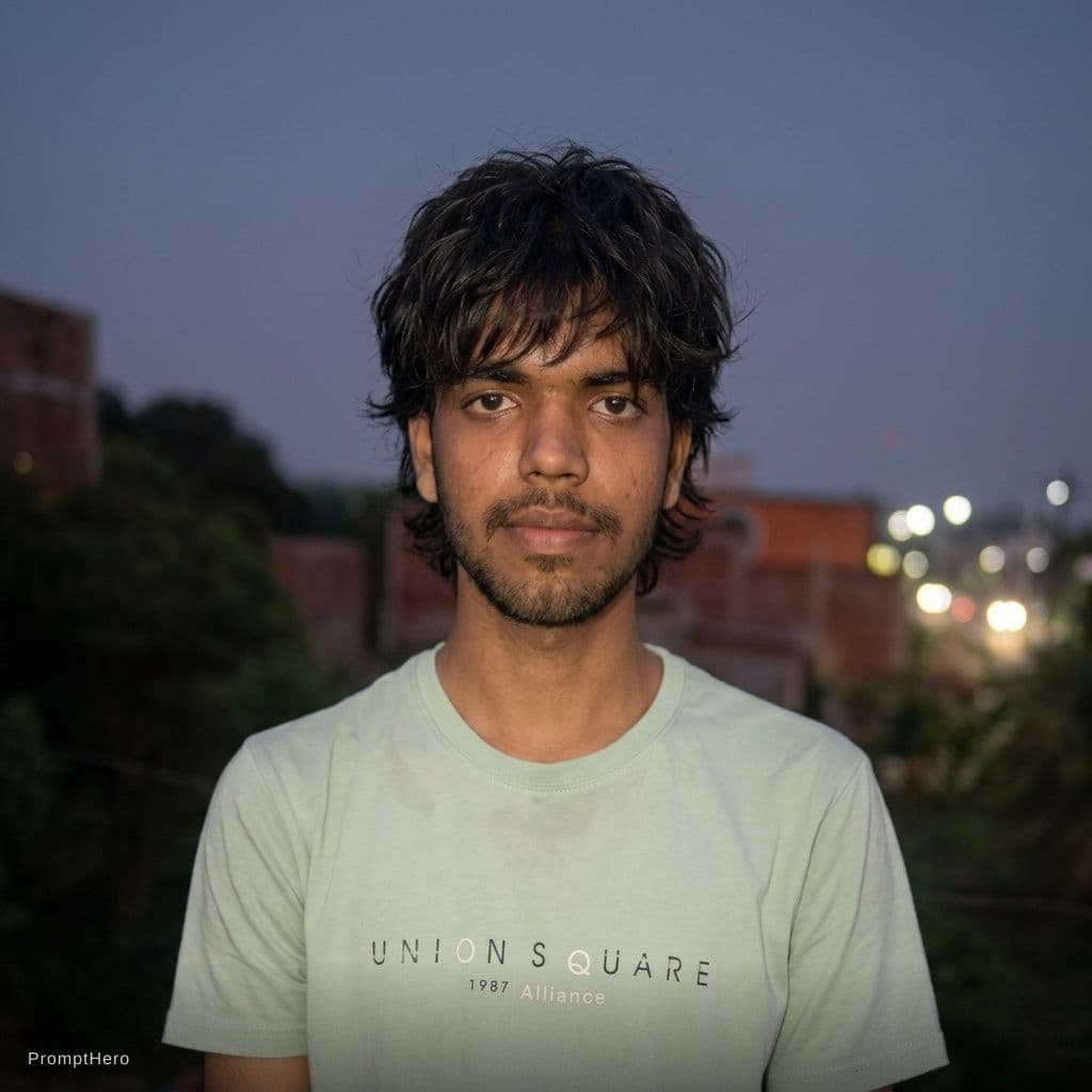 AI generated: Blur image into 4k image 
Add a modern wolf cut hairstyles 