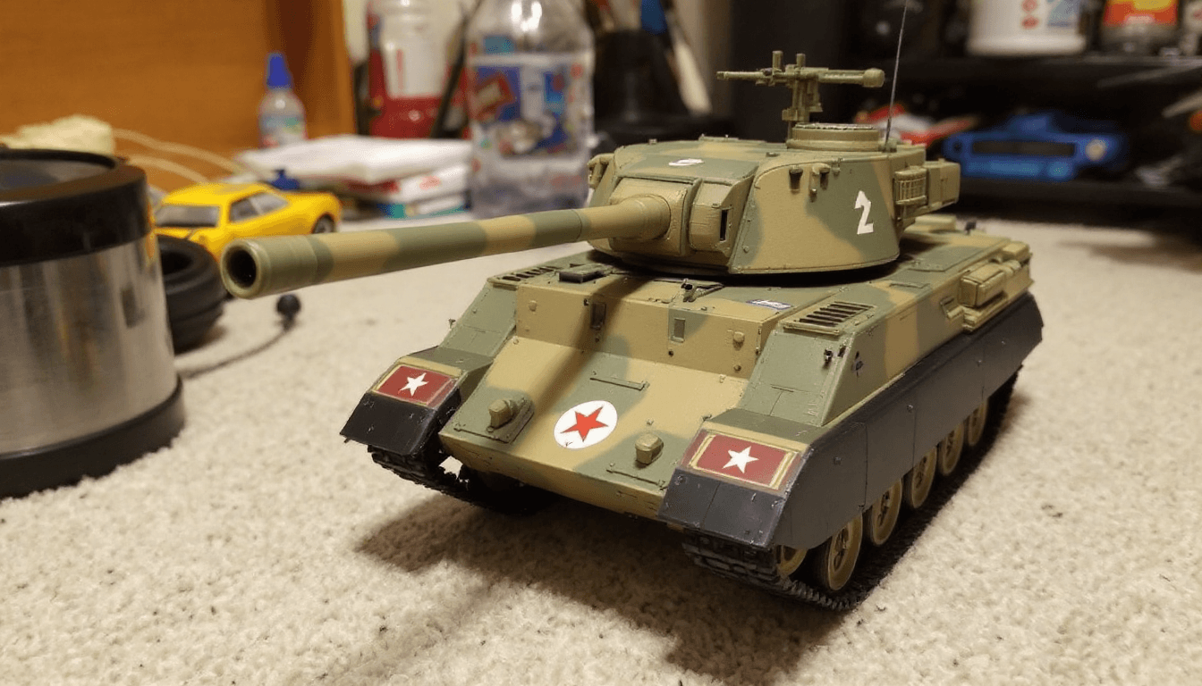 AI generated: Make me an image of RC Tank!