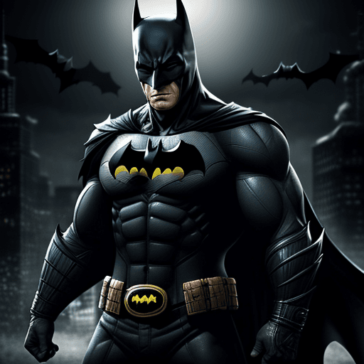 AI generated: Batman in mortal Kombat, 4k , ultra HD 