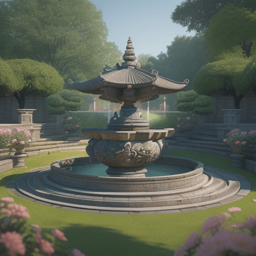 AI generated: Masterpiece, best quality, (extremely detailed temple 8k wallpaper), (best quality), (best illustrat...