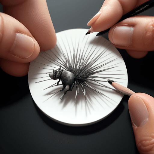 AI generated: A perfect focused photograph using a macro lens Focusing on the meticulous skill of each piece in th...