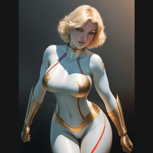 AI generated: (((best quality ,8k, 16k, highres, masterpiece:1.2),DC database feature of ((Power Girl)):2.5, Promi...