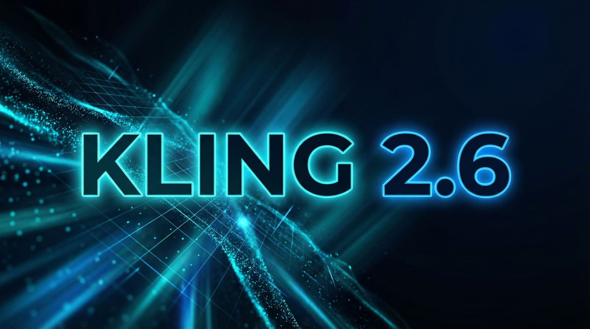 AI generated: A cinematic, futuristic thumbnail showcasing “Kling 2.6” as the main focus.
Centered bold typography...