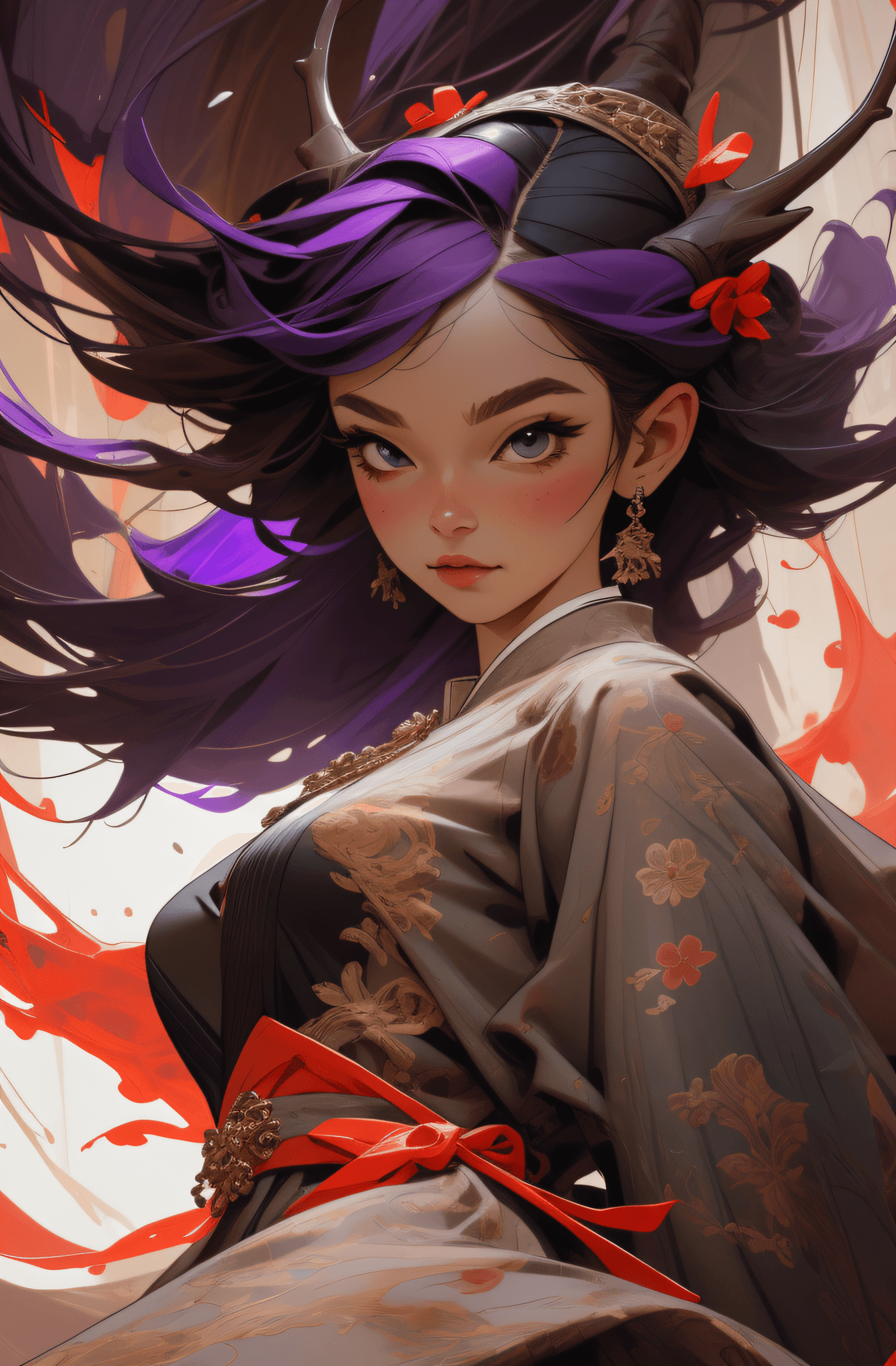 AI generated: (masterpiece, best quality), intricate details, 8k, artstation, wallpaper, official art, splash art,...