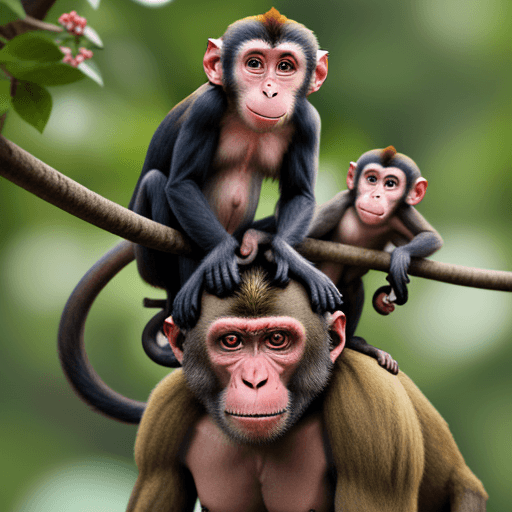 AI generated: a monkey on a monkey on a monkey on a monkey on a monkey
