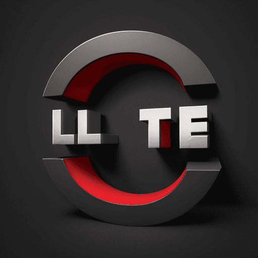 AI generated: create logo use the letter L in the middle, rude, 3D, gaming, masterpiece, best quality, highly deta...