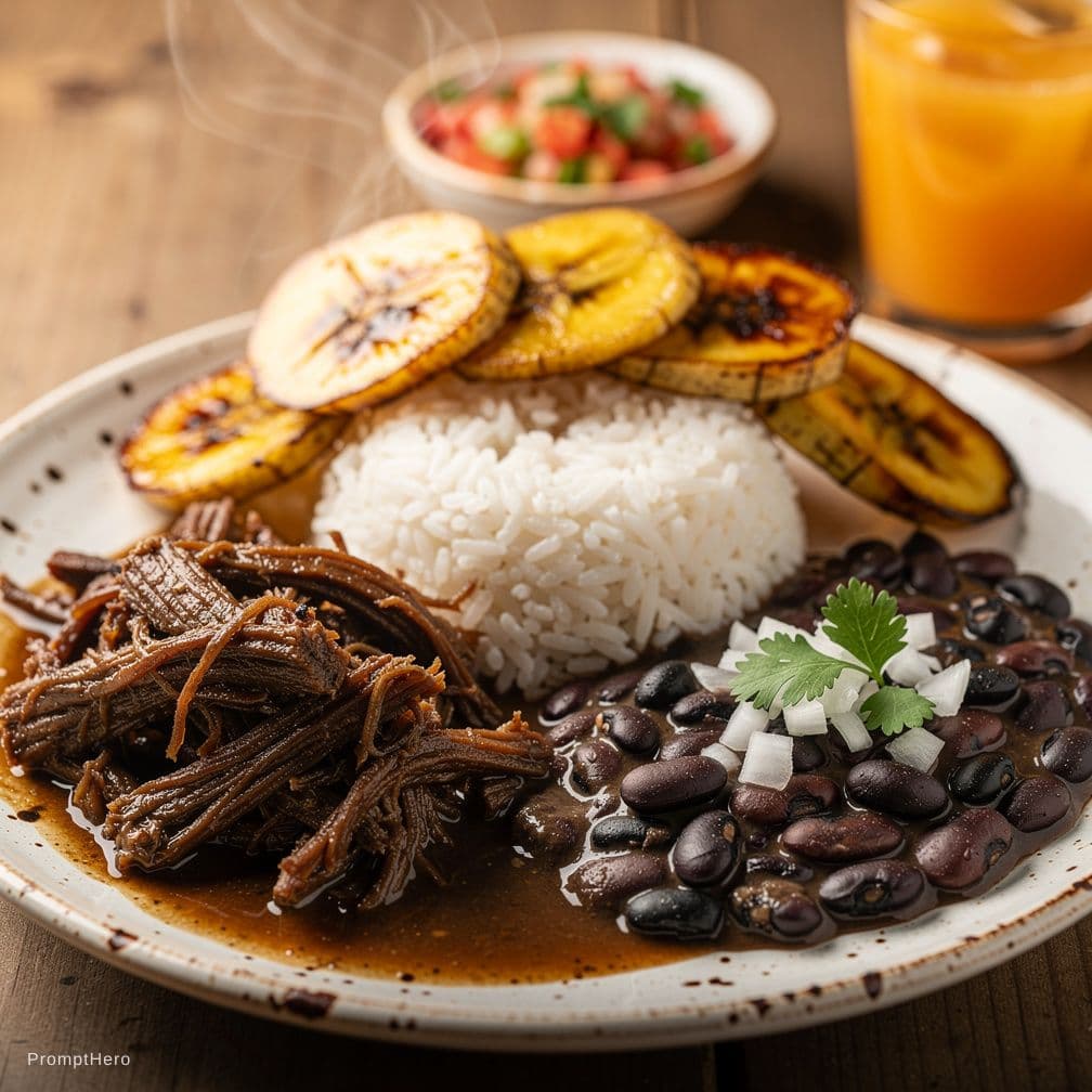 AI generated: Pabellón Criollo Venezolano