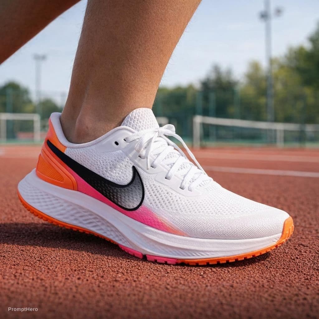 AI generated: {
  "product": {
    "type": "athletic sneaker",
    "brand": "Nike",
    "model": "training/running...
