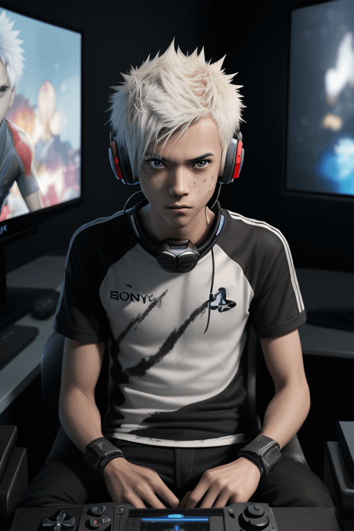 AI generated: action packed, (best quality), (photo-realistic:1), realistic skin texture, slim, looking at viewer,...