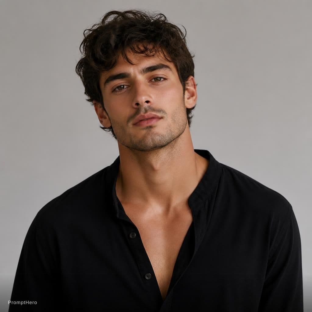 AI generated: Man model