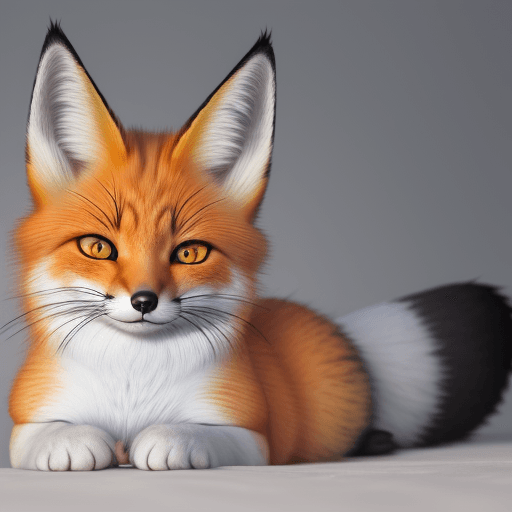 AI generated: cat fox