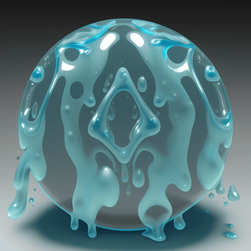 AI generated: weird transparent slime texture closeup suibokuga --ar 68:128 --stylize 750 --v 5.2