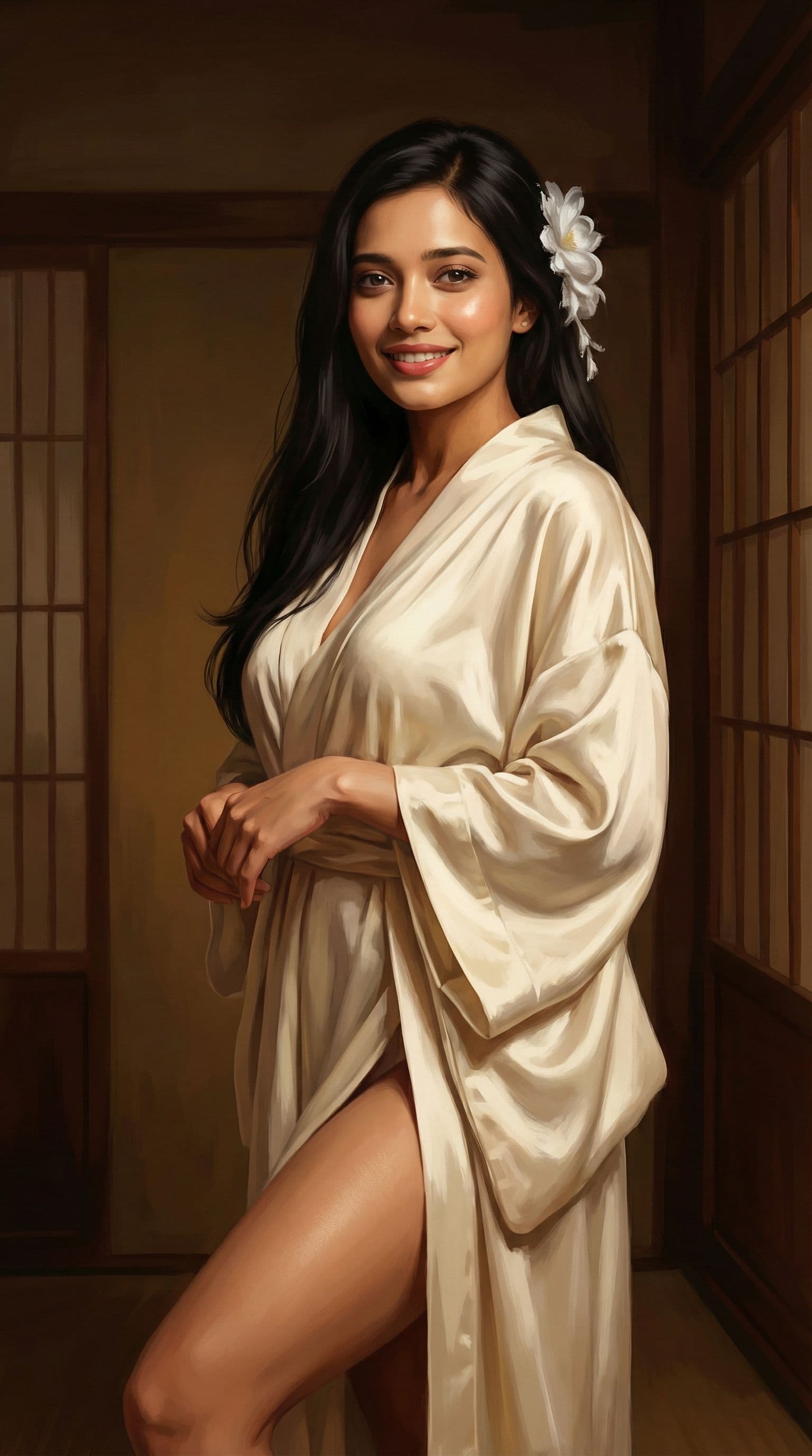 AI generated: mdjrny-v4 style, image of curvy sexy fit Kat Dennings, hard nipples, no clothes, sexy, 8k, big boobs...