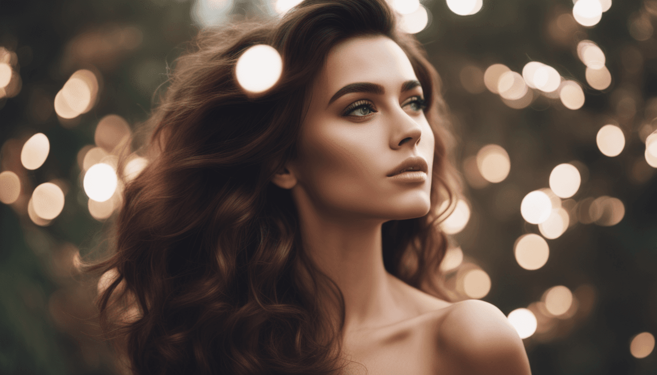 AI generated: A picture of beautiful brunette woman
