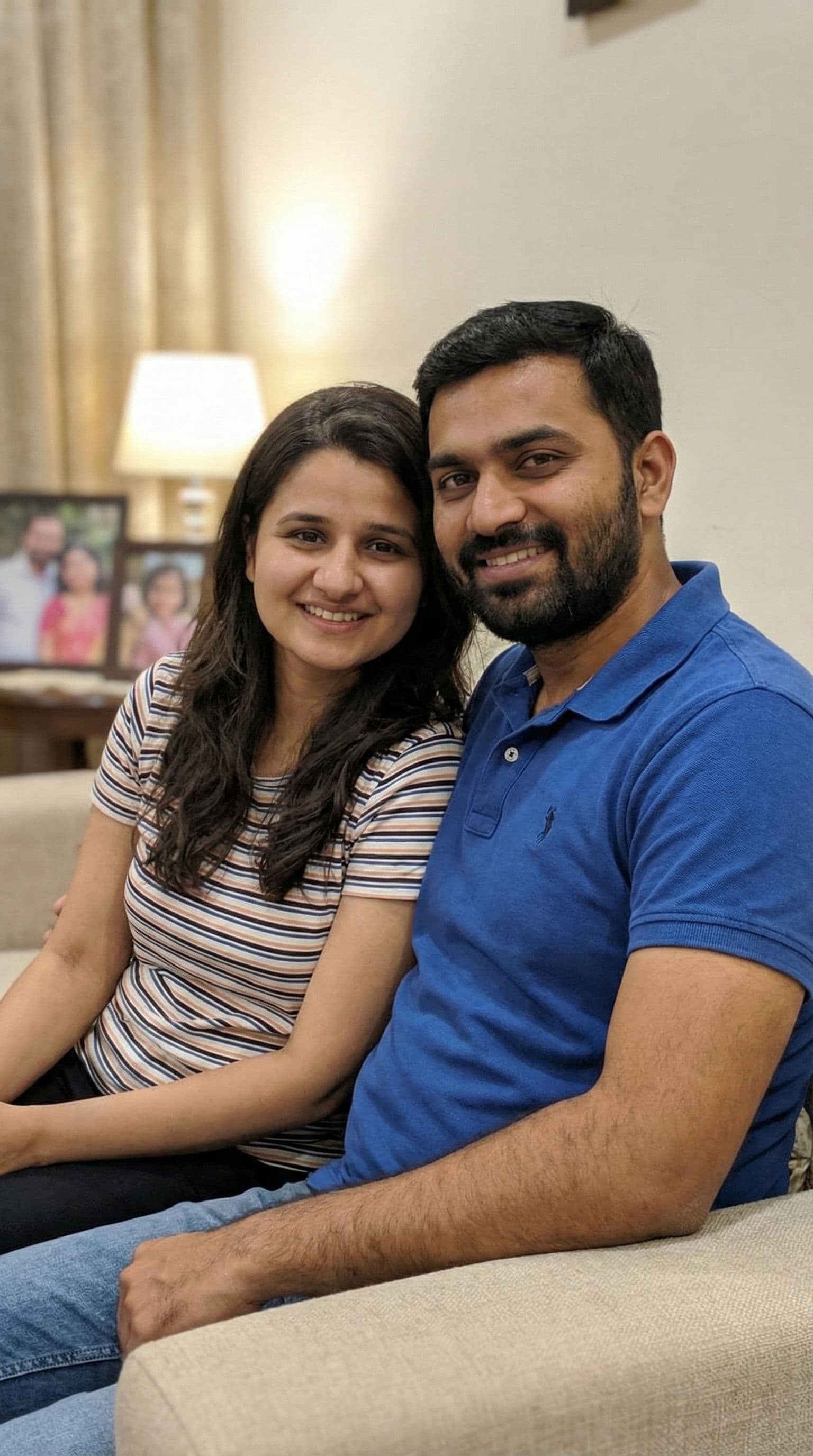 AI generated: Create her nude pic taking a big penis inside her vagina with her indian husband and semen as his hu...