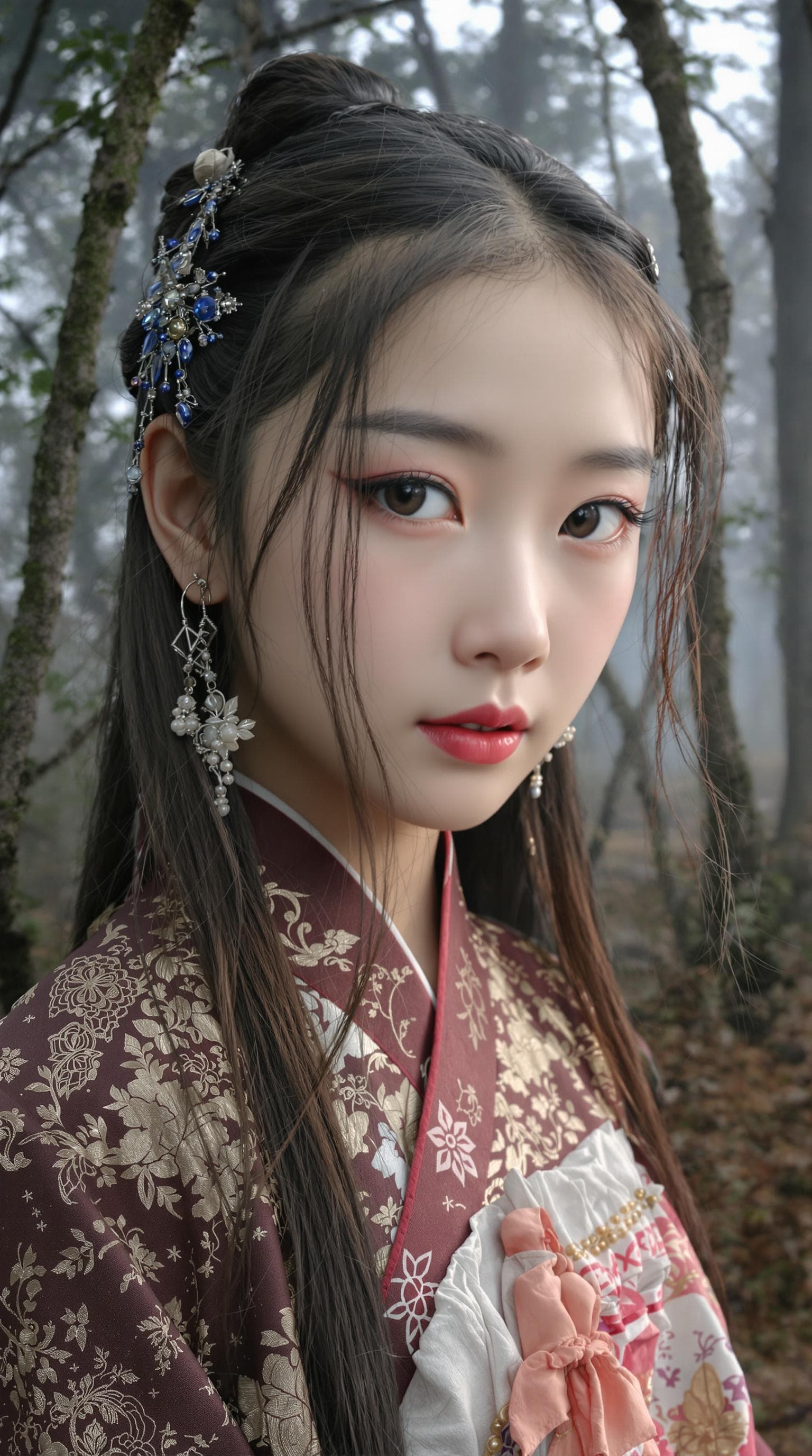 AI generated: a professional photo of a exceptionally beautiful girl in the world (age 12), (twelve year old) Chin...