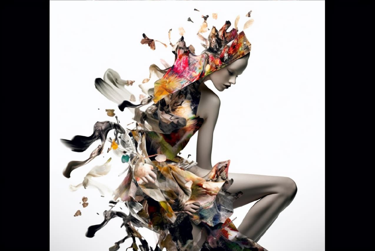 AI generated: girl. every detail is perfect. High quality photo. nick knight --v 5 --ar 3:2