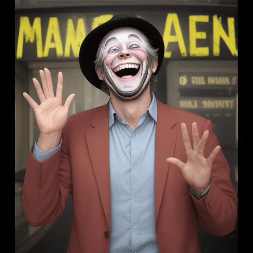 AI generated: a man that people laugh at