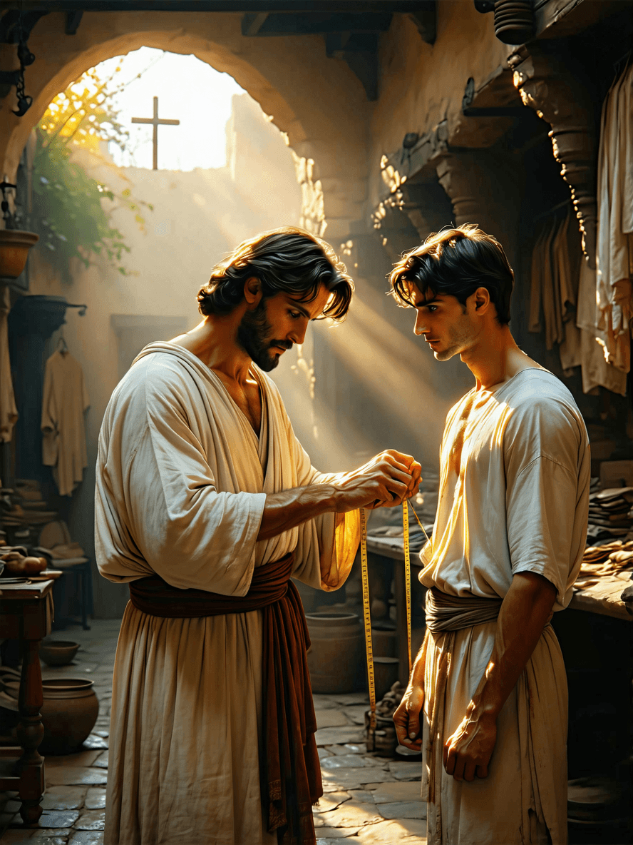 AI generated: Sacred iconography, resembling a holy painting, highly detailed, timeless classical style. Inside a ...