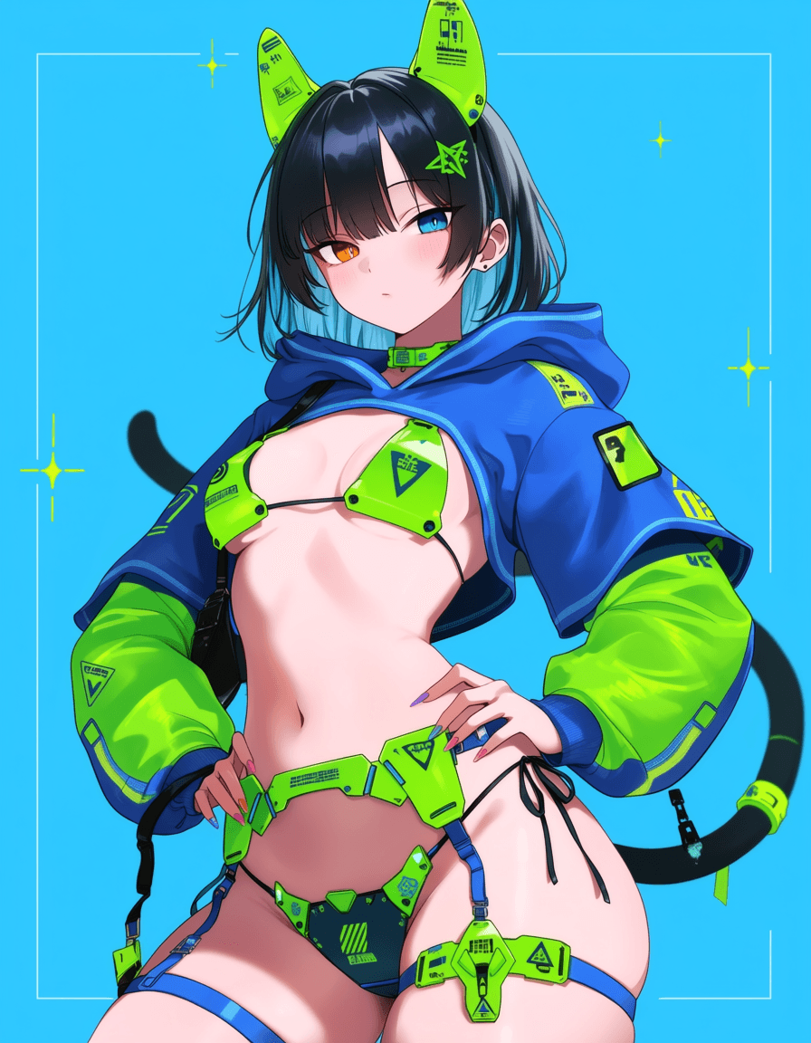 Cyber Neko Bikini