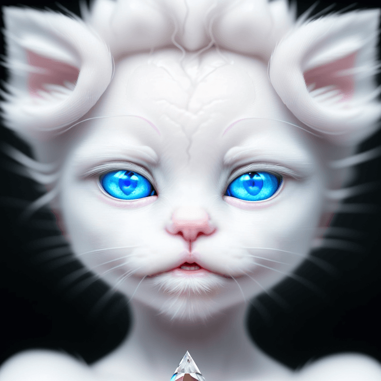 AI generated: (hyperrealism : 1. 4), (award winning: 1. 4) (masterpiece photo: 1. 4) BREAK 
a very cute white (al...