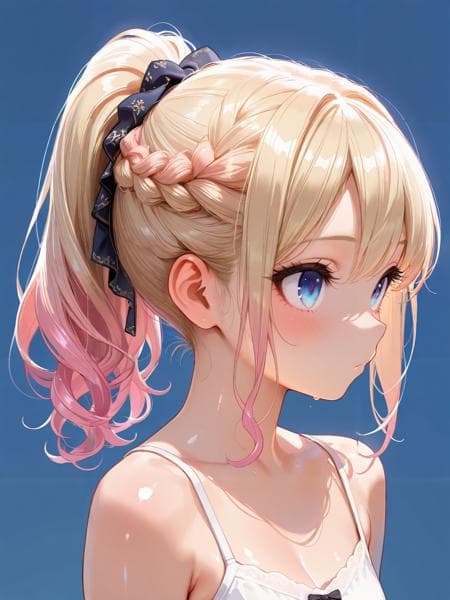 編み込みポニーテール/braid ponytail - Image 2