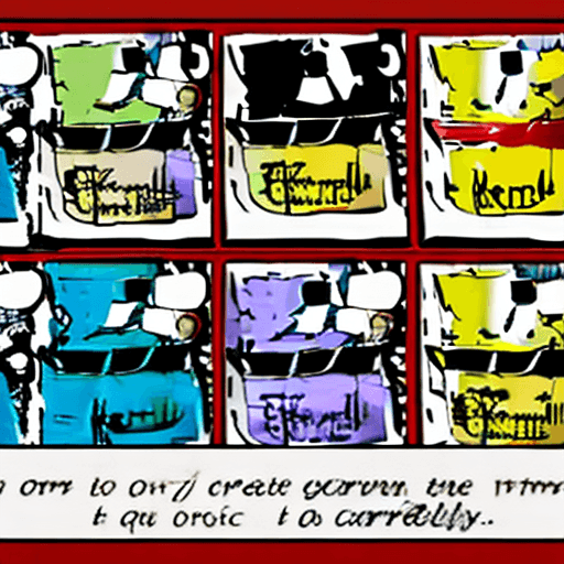 AI generated: I want to create a comic book. It has 25 frames, and these are the following frames: Frame 6
Text: P...