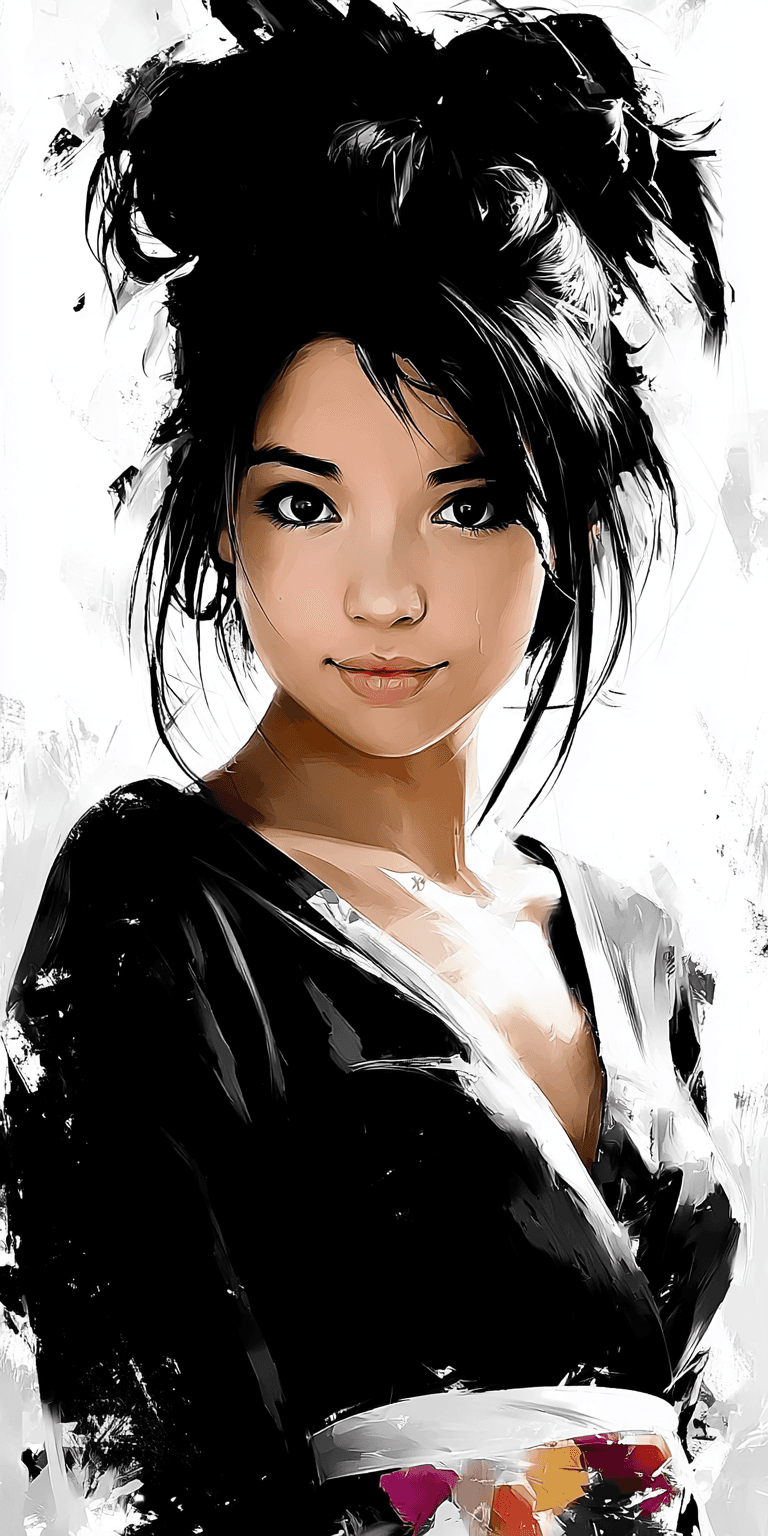 AI generated: pencil sketch, female --chaos 75 --ar 1:2 --sref 1275956677 --profile oh3iyx5 --stylize 750
