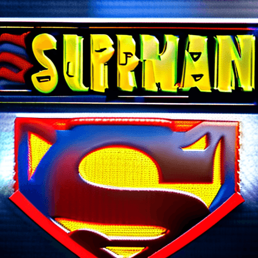 AI generated: Superman and batman 