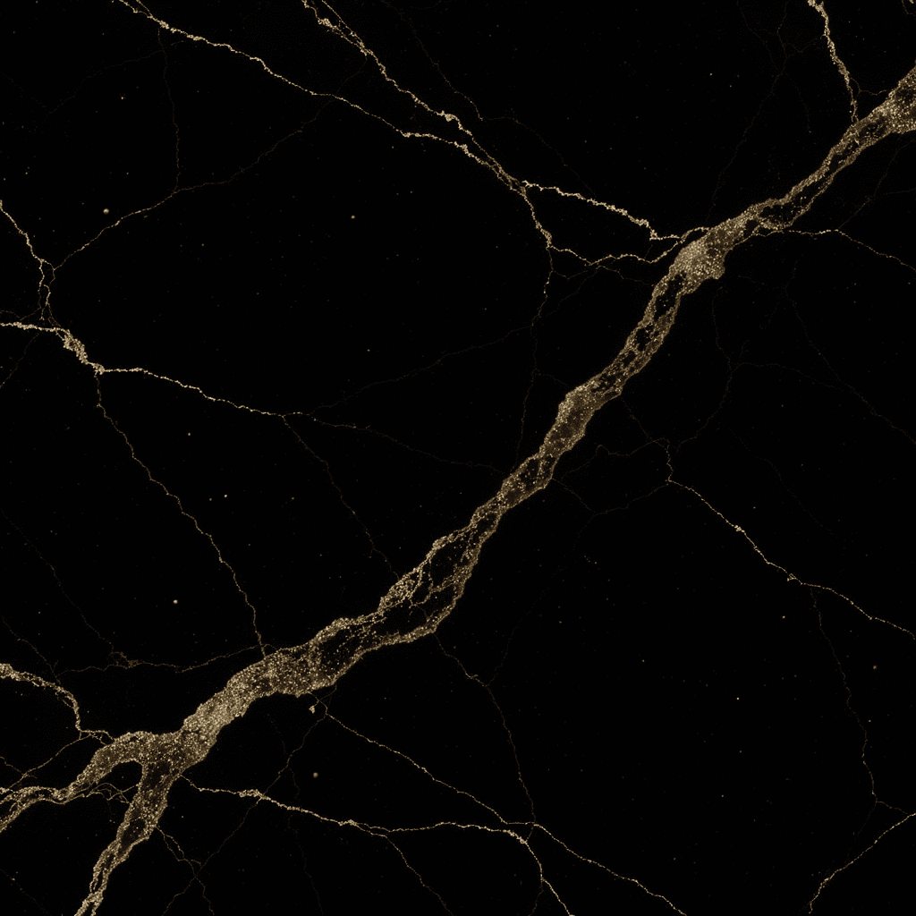 AI generated: A seamless black marble texture with elegant gold veins and subtle depth. Clean, luxurious, and mini...
