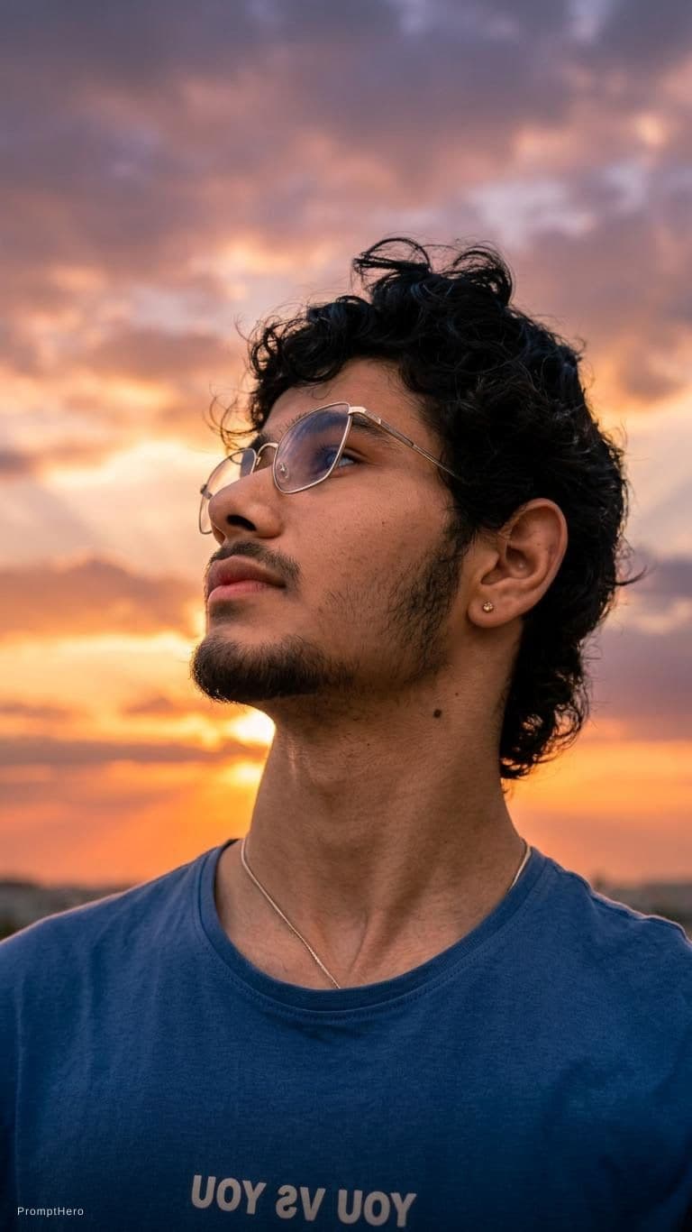 AI generated: A beautiful sunset 