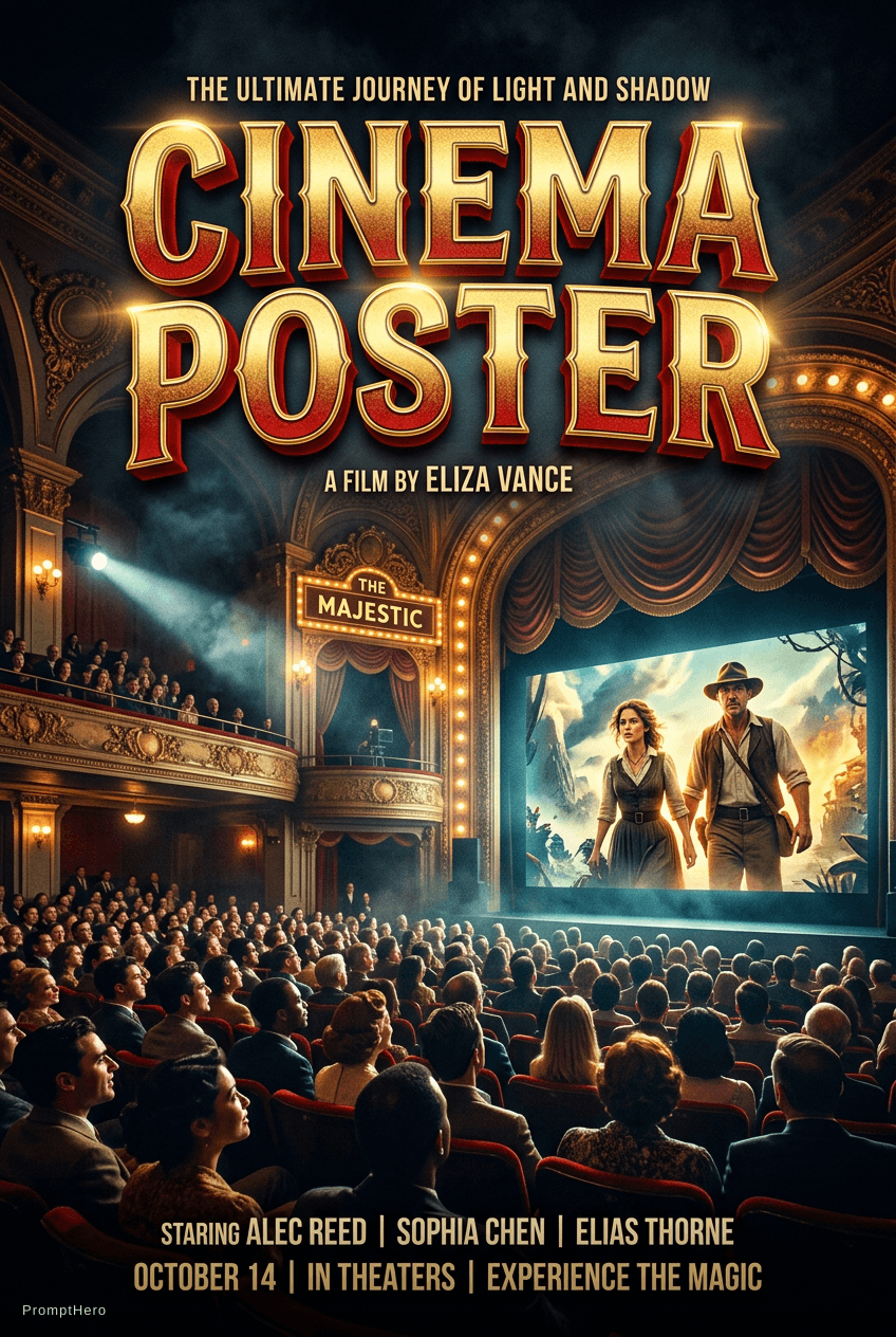 AI generated: CINEMA POSTER