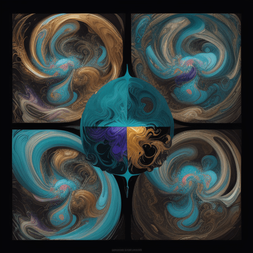 AI generated: digitally creative psychedelic collage, in the style of sam guay, colorful explosions, serge marshen...