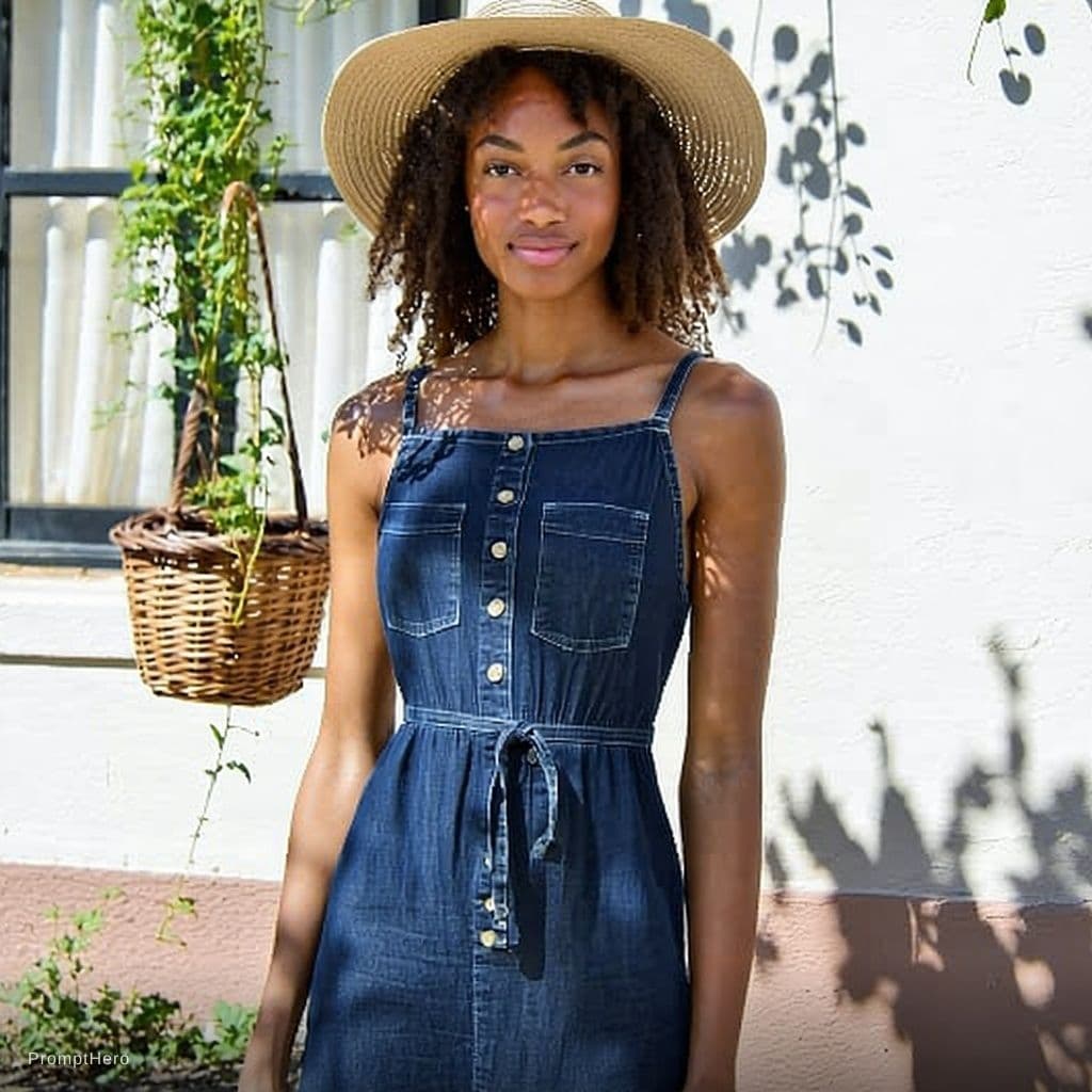 AI generated: Remove dress of this women 