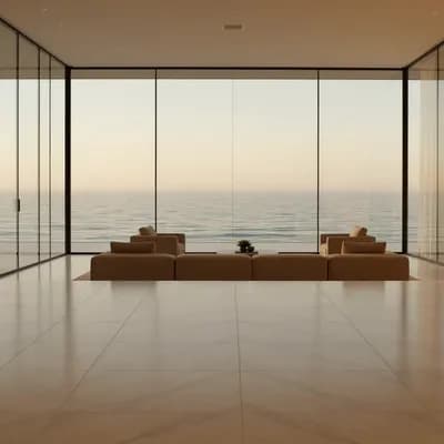 AI generated video: Ultra realistic cinematic luxury residence in Brickell Miami, quiet luxury aesthetic, architectural ...
